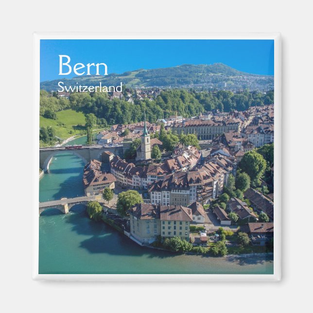 Imán zCH005 BERN Suiza, Fridge Magnet (Frente)