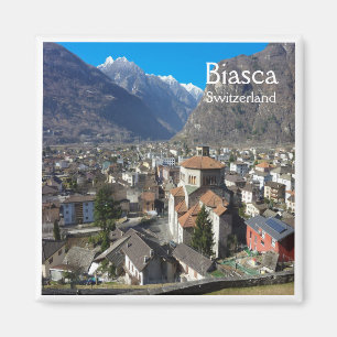 Imán zCH006 BIASCA, Suiza, Fridge Magnet