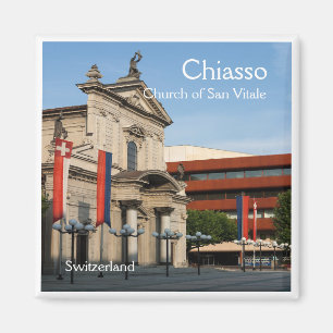 Imán zCH008 CHIASSO Suiza, Fridge Magnet