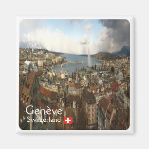 Imán zCH010 GENÈVE Suiza - Fridge Magnet