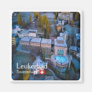 Imán zCH011 LEUKERBAD Suiza - Fridge Magnet