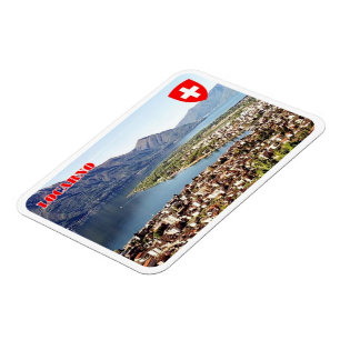 Imán zCH012 LOCARNO - Suiza - Fridge Magnet
