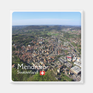 Imán zCH015 MENDRISIO, Suiza, nevera