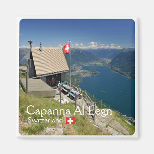 Imán zCH017 CAPANNA AL LEGN Swissm, nevera