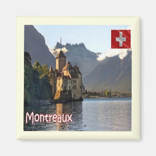 Imán zCH029 MONTREAUX Suiza - Fridge Magnet