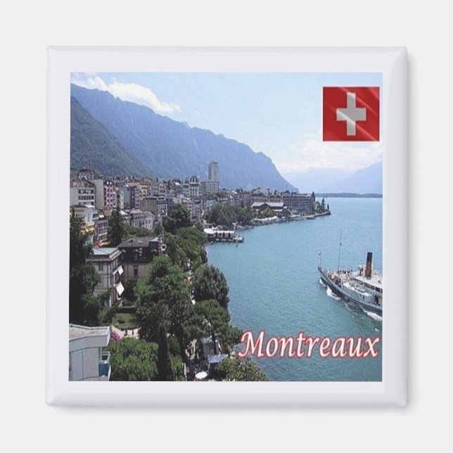 Imán zCH030 MONTREAUX Downtown Swiss - Fridge Magnet (Frente)