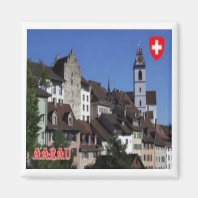 Imán zCH038 AARAU Suiza - (Frente)