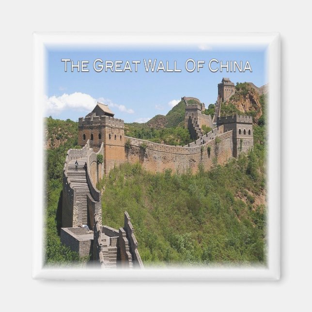 Imán zCN010 EL GRAN MURO EN CHINA, Asia, Fridge (Frente)