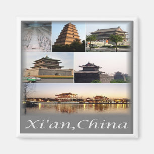 Imán zCN014 EJÉRCITO XIAN CHINA & TERRACOTTA, Asia, Fri