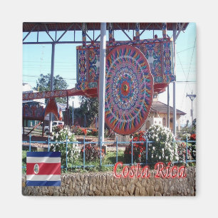 Imán zCR014 COSTA RICA, América, Nevera