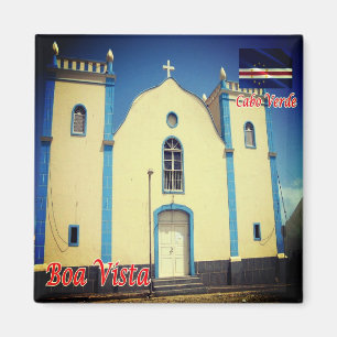 Imán zCV004 BOA VISTA, Iglesia de Santa Isabel, Fridge