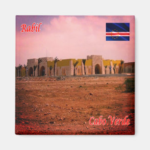 Imán zCV016 Aeropuerto RABIL, Cabo Verde, África, Fridg