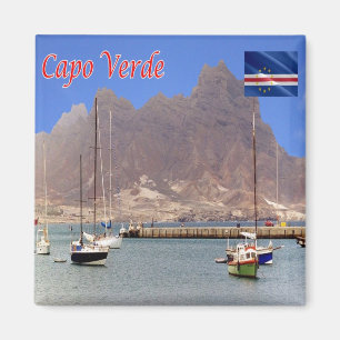 Imán zCV026 CAPE VERDE, MONT CARA, África, Fridge