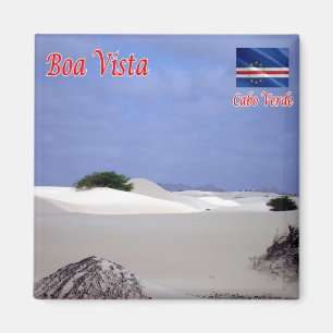 Imán zCV027 BOA VISTA DESERT, Cabo Verde, África, Fridg