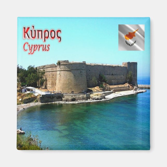 Imán ZCY024 KYRENIA CASTLE Cyprus, Fridge (Frente)