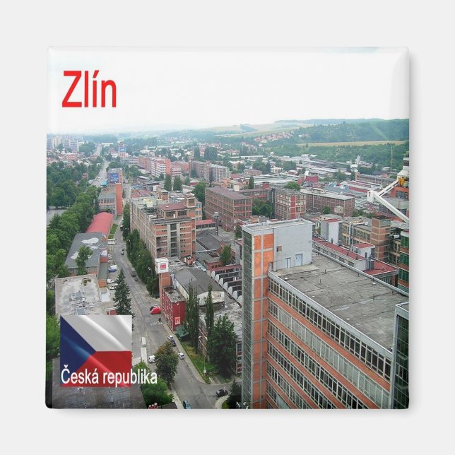 Imán zCZ008 ZLÍN República Checa, Fridge (Frente)