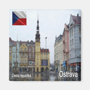 Imán zCZ012 OSTRAVA República Checa, Fridge