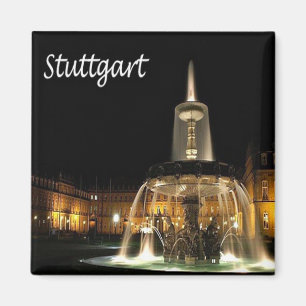 Imán zDE004 STUTTGART Alemania, Fridge