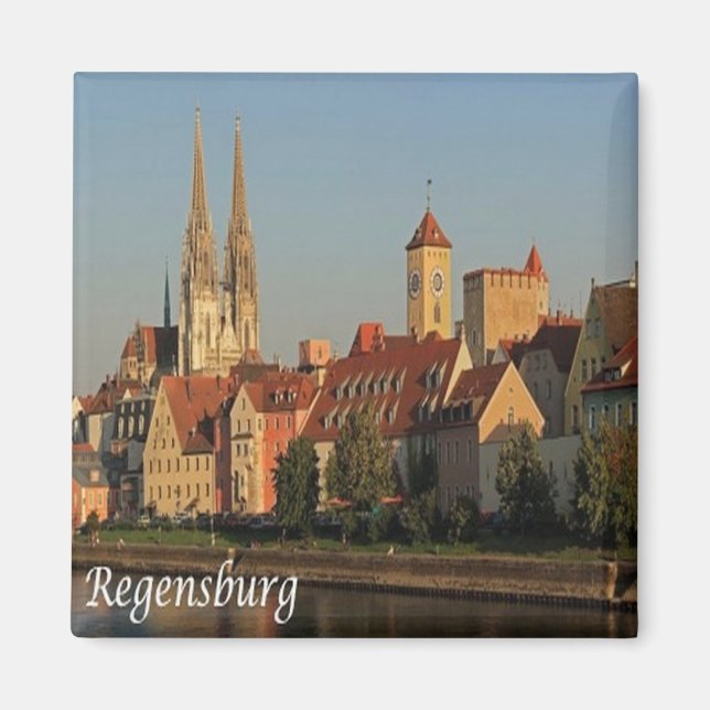 Imán zDE007 REGENSBURG Alemania, Fridge (Frente)