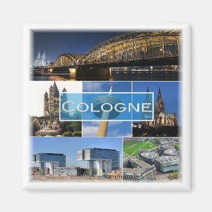 Imán zDE016 COLOGNE KÖLN Alemania - Fridge