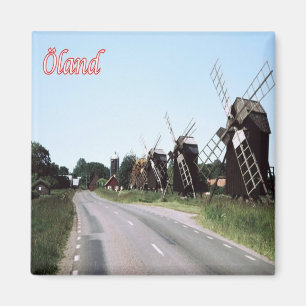 Imán zDE028 ÖLAND MILLS Islas Frisas Alemania Fridge