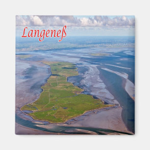 Imán zDE042 Islas frisas de LANGEOOG Alemania, Fridge