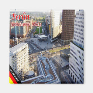Imán zDE070 BERLIN Potsdamer Platz Alemania, Fridge
