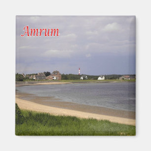 Imán zDE091 AMRUM shor Frisian Islands Alemania, Fridge