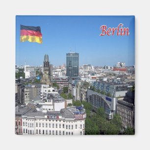 Imán zDE104 BERLIN Department Store of the West Fridge
