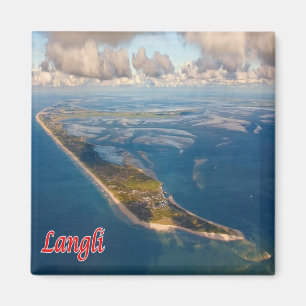 Imán zDK012 Islas Frisianas LANGLI Dinamarca - Fridge