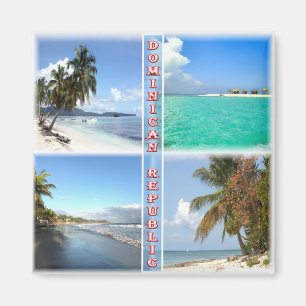 Imán zDO004 REPÚBLICA DOMINICANA, Mosaic, América, Frid