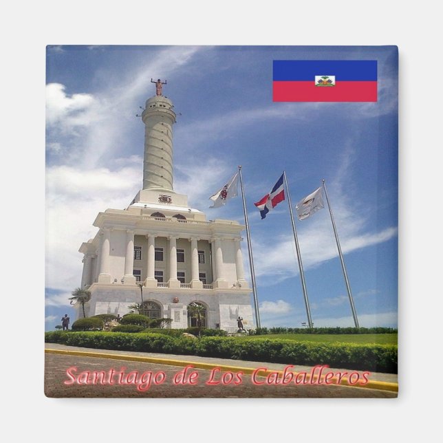 Imán zDO013 SANTIAGO DE LOS CABALLELOS, Fridge (Frente)