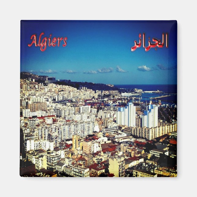 Imán zDZ003 ALGERI, Algeria, Africa, Fridge (Frente)