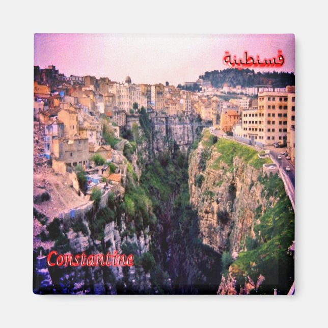 Imán zDZ006 COSTANTINA, Argelia, África, Fridge (Frente)