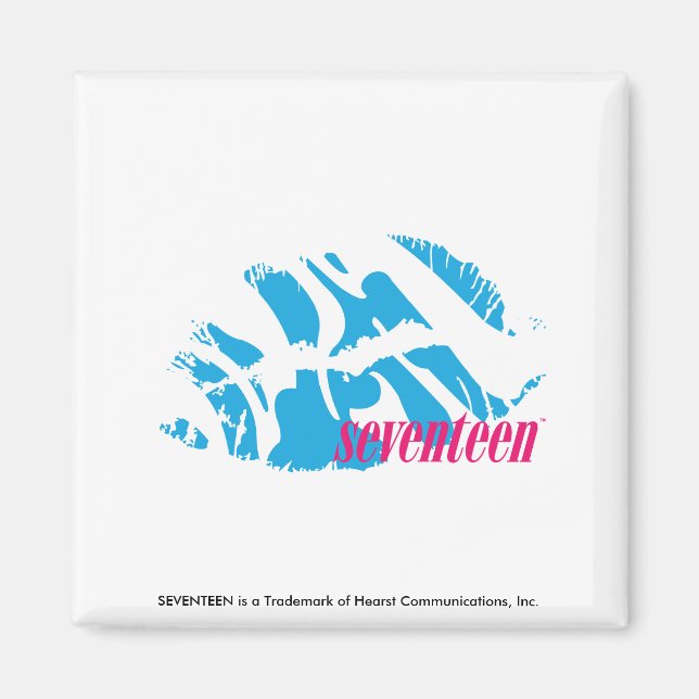 Imán Zebra Aqua (Frente)