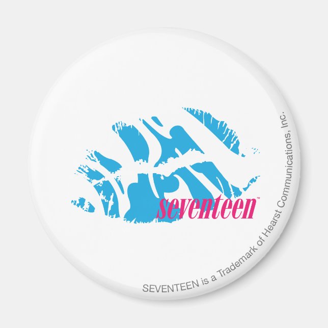 Imán Zebra Aqua (Frente)