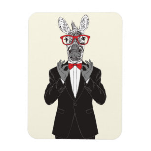Imán Zebra Gentleman