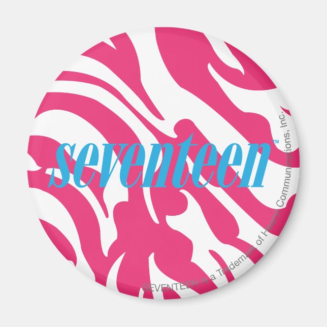 Imán Zebra Magenta (Frente)