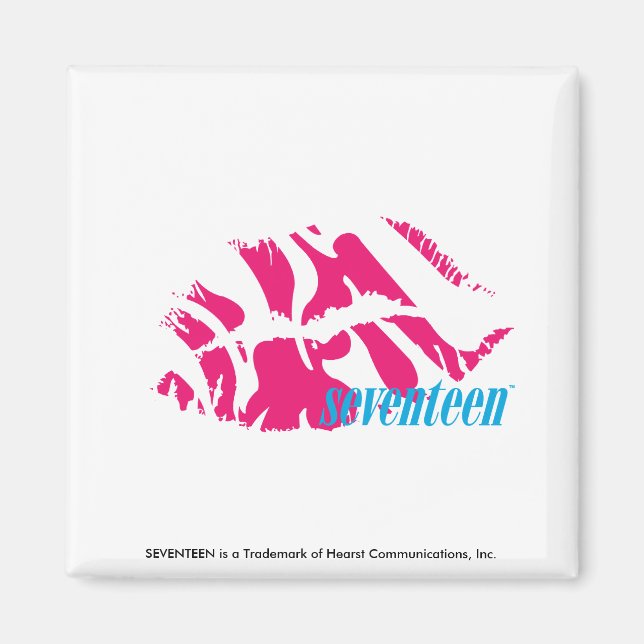 Imán Zebra Magenta (Frente)