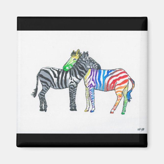 Imán Zebra Magnet (Frente)