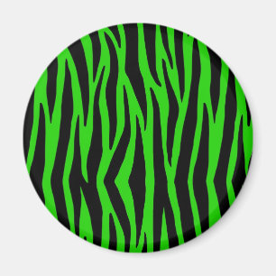 Imán Zebra verde