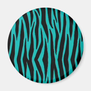 Imán Zebra verde azulada