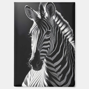 Imán Zebra Wildlife Majestic Nature Life Art Wallpaper