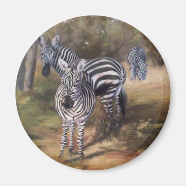 Imán Zebras Magnet (Frente)