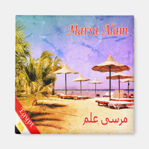 Imán zEG025 MARSA ALAM beach, Egypt, Red Sea, Fridge