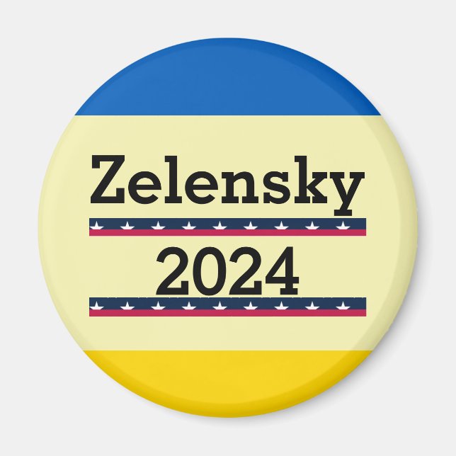 Imán Zelensky 2024 Magnet (Frente)
