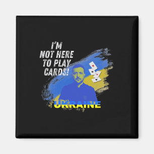 Imán Zelensky no está aquí para jugar a las cartas pres