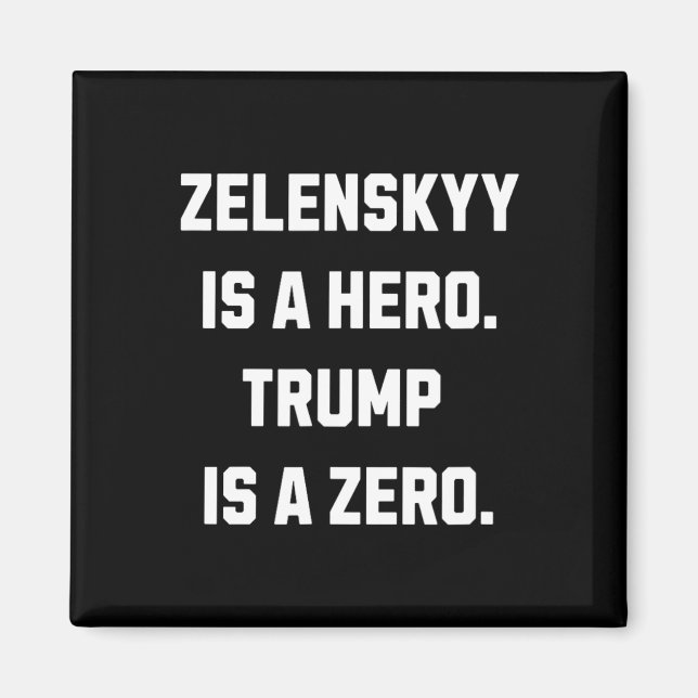 Imán Zelenskyy es un héroe.  (Frente)