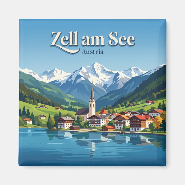 Imán Zell am See Austria (Frente)