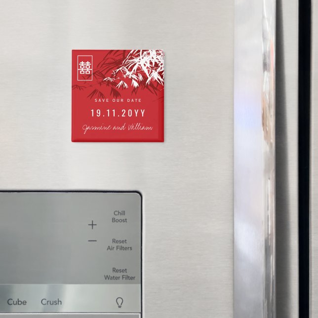 Imán Zen Bamboo deja la boda china salva la fecha (In situ (nevera))